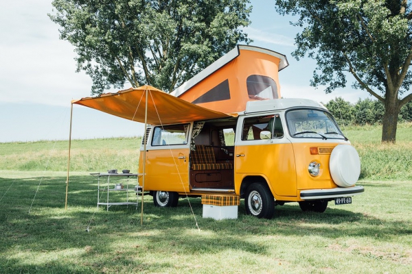 Kamperen met een Volkswagencamper Kamperen met een Volkswagencamper